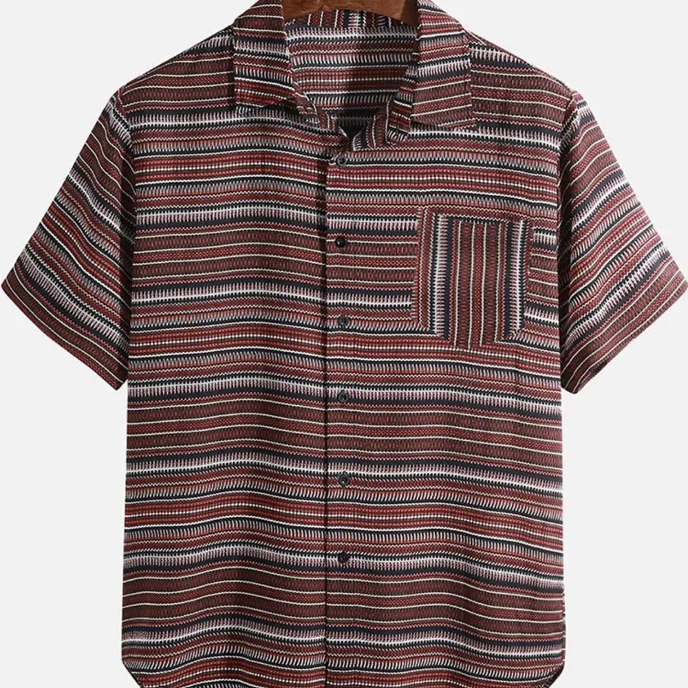 Casual Button-Down Summer Shirt (NWT)